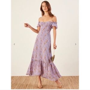 Reformation “Butterfly” Midi dress in Yvette
